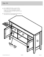 Предварительный просмотр 39 страницы Sauder August Hill 433851 Manual