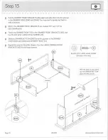 Предварительный просмотр 18 страницы Sauder Avenue Eight 416505 Instruction Booklet