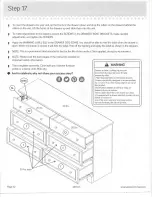 Предварительный просмотр 22 страницы Sauder Avenue Eight 416505 Instruction Booklet