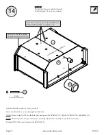 Предварительный просмотр 18 страницы Sauder Barrister Lane 414723 Manual