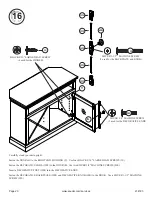 Предварительный просмотр 20 страницы Sauder Barrister Lane 414723 Manual