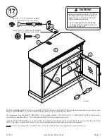 Предварительный просмотр 21 страницы Sauder Barrister Lane 414723 Manual