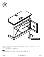 Предварительный просмотр 22 страницы Sauder Barrister Lane 414723 Manual