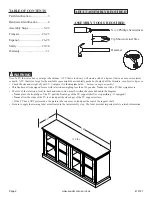 Предварительный просмотр 2 страницы Sauder Barrister Lane Storage Credenza 414721 Manual