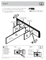 Предварительный просмотр 9 страницы Sauder Bookcase 414726 Manual