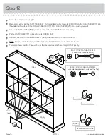 Предварительный просмотр 16 страницы Sauder Bookcase 414726 Manual