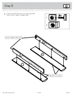 Предварительный просмотр 11 страницы Sauder Boone Mountain 361887 Instruction Manual