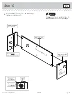 Предварительный просмотр 13 страницы Sauder Boone Mountain 361887 Instruction Manual