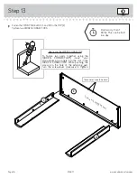 Предварительный просмотр 16 страницы Sauder Boone Mountain 361887 Instruction Manual