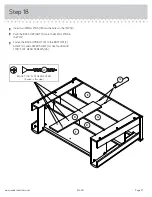 Предварительный просмотр 21 страницы Sauder Boone Mountain 361887 Instruction Manual