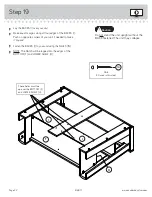 Предварительный просмотр 22 страницы Sauder Boone Mountain 361887 Instruction Manual