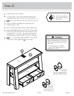 Предварительный просмотр 25 страницы Sauder Boone Mountain 361887 Instruction Manual