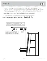 Предварительный просмотр 26 страницы Sauder Boone Mountain 361887 Instruction Manual