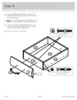 Предварительный просмотр 18 страницы Sauder Boone Mountain 416562 Manual