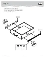 Предварительный просмотр 19 страницы Sauder Boone Mountain 416562 Manual