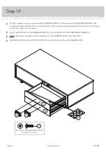 Предварительный просмотр 18 страницы Sauder Boulevard Cafe 420645 Manual