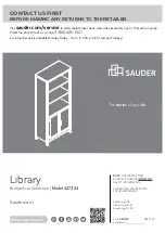 Sauder Bridge Acre 427324 Instruction Booklet предпросмотр