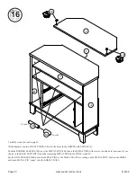 Предварительный просмотр 20 страницы Sauder Camarin 414466 Manual