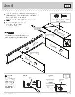 Предварительный просмотр 9 страницы Sauder Cannery Bridge 424192 Assembly Instructions Manual