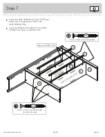 Предварительный просмотр 11 страницы Sauder Cannery Bridge 424192 Assembly Instructions Manual