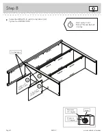 Предварительный просмотр 12 страницы Sauder Cannery Bridge 424192 Assembly Instructions Manual