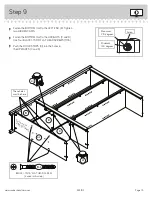 Предварительный просмотр 13 страницы Sauder Cannery Bridge 424192 Assembly Instructions Manual