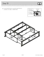 Предварительный просмотр 14 страницы Sauder Cannery Bridge 424192 Assembly Instructions Manual