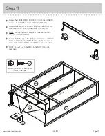 Предварительный просмотр 15 страницы Sauder Cannery Bridge 424192 Assembly Instructions Manual