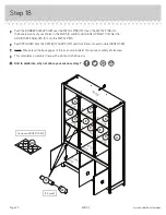 Предварительный просмотр 22 страницы Sauder Cannery Bridge 424192 Assembly Instructions Manual