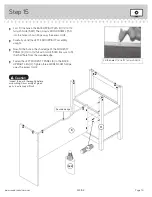 Preview for 19 page of Sauder Cannery Bridge 424198 Manual