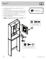 Предварительный просмотр 14 страницы Sauder Caraway Etagere 414111 Manual