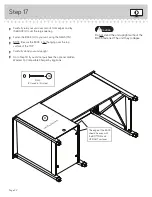 Предварительный просмотр 22 страницы Sauder Carson Forge 412920 Instruction Booklet