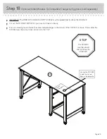 Предварительный просмотр 25 страницы Sauder Carson Forge 412920 Instruction Booklet