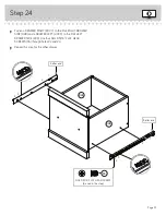 Предварительный просмотр 31 страницы Sauder Carson Forge 412920 Instruction Booklet