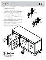 Предварительный просмотр 22 страницы Sauder Carson Forge 415572 Manual