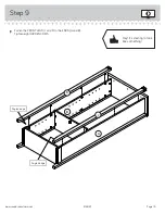 Предварительный просмотр 13 страницы Sauder Carson Forge 416967 Manual