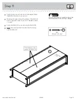 Предварительный просмотр 15 страницы Sauder Carson Forge 416967 Manual