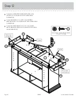 Предварительный просмотр 16 страницы Sauder Carson Forge 418135 Instruction Booklet