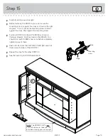 Предварительный просмотр 19 страницы Sauder Carson Forge 418135 Instruction Booklet