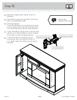 Предварительный просмотр 20 страницы Sauder Carson Forge 418135 Instruction Booklet