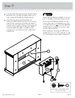 Предварительный просмотр 21 страницы Sauder Carson Forge 418135 Instruction Booklet