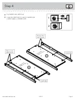 Предварительный просмотр 9 страницы Sauder Carson Forge Collection 415117 Instruction