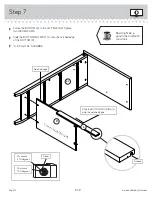 Предварительный просмотр 12 страницы Sauder Carson Forge Collection 415117 Instruction