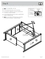 Предварительный просмотр 13 страницы Sauder Carson Forge Collection 415117 Instruction