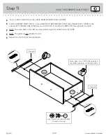 Предварительный просмотр 16 страницы Sauder Carson Forge Collection 415117 Instruction