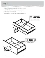 Предварительный просмотр 17 страницы Sauder Carson Forge Collection 415117 Instruction