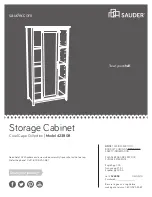 Sauder Coral Cape 423808 Manual preview