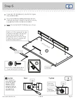 Предварительный просмотр 11 страницы Sauder Coral Cape 423808 Manual