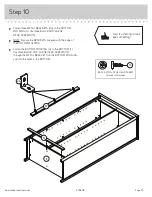 Предварительный просмотр 15 страницы Sauder Coral Cape 423808 Manual