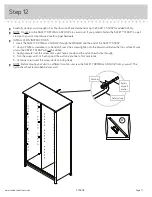 Предварительный просмотр 17 страницы Sauder Coral Cape 423808 Manual